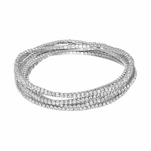 Chaps Cup Chain Stretch Bracelet Set