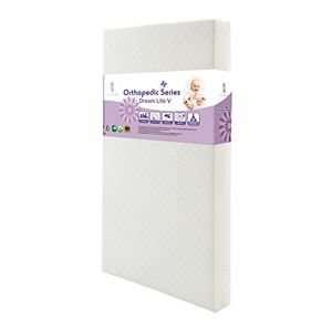 LA Baby Dream Lite V Crib Mattress with Cotton Layer & Seamless Edge