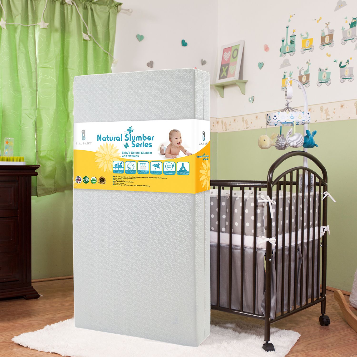 simmons natural slumber crib mattress