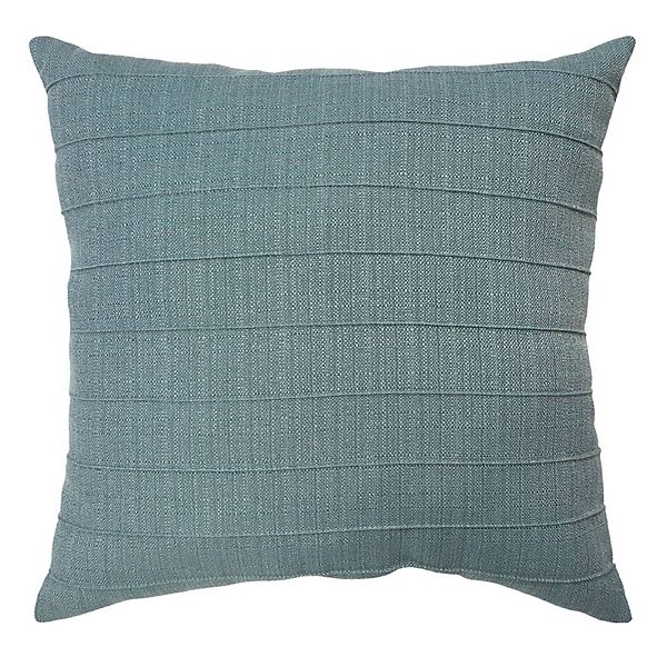 Home Fashions International Dynasty Pintuck Throw Pillow - Turquoise