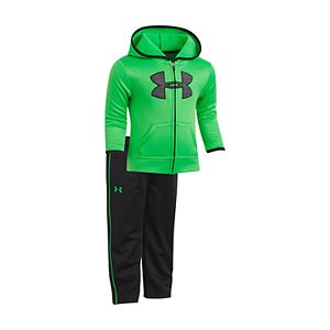 Baby Boy Under Armour Logo Hooded Jacket & Pants Set