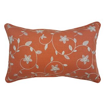 Home Fashions International La Mayflower Oblong Throw Pillow