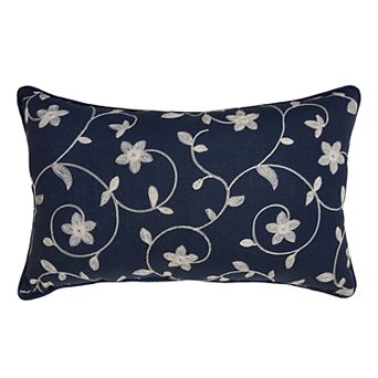 Home Fashions International La Mayflower Oblong Throw Pillow
