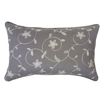 Home Fashions International La Mayflower Oblong Throw Pillow