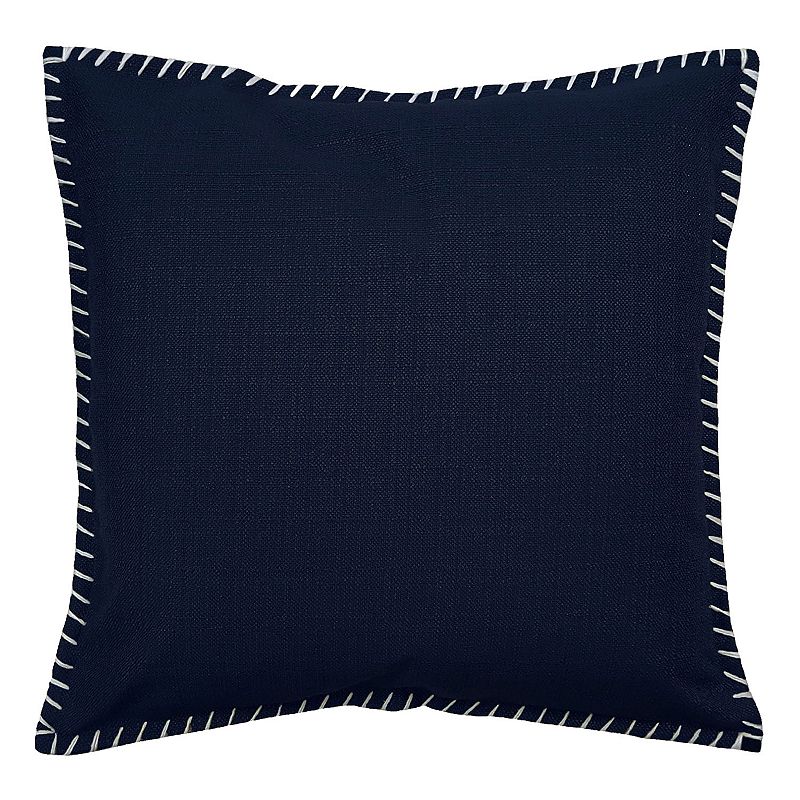 HFI Dynasty Whipstitch Throw Pillow, Blue, 18X18