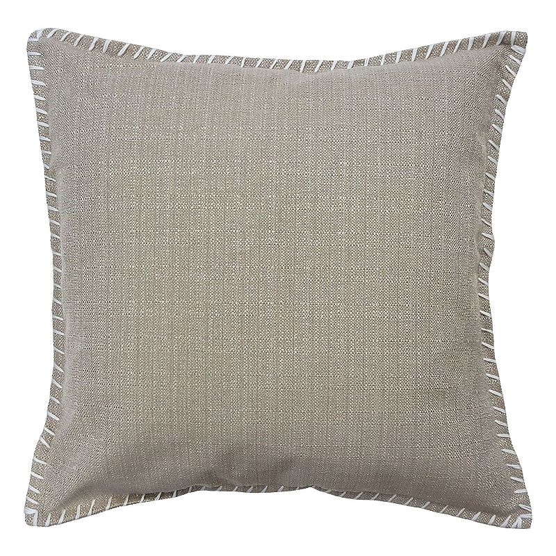 HFI Dynasty Whipstitch Throw Pillow, Beig/Green, 18X18 - 52927480 - Home Decor Easily update your decor with this HFI Dynasty Whi sku 52927480