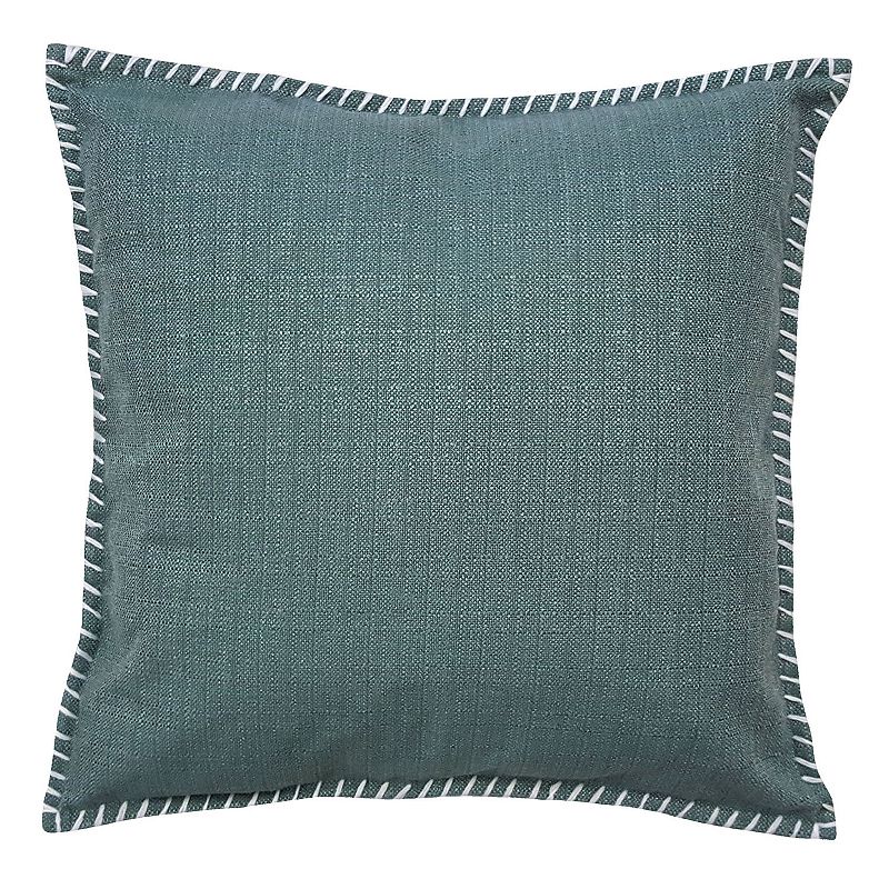 HFI Dynasty Whipstitch Throw Pillow, Blue, 18X18