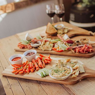Picnic Time Artisan Acacia Wood Serving Plank