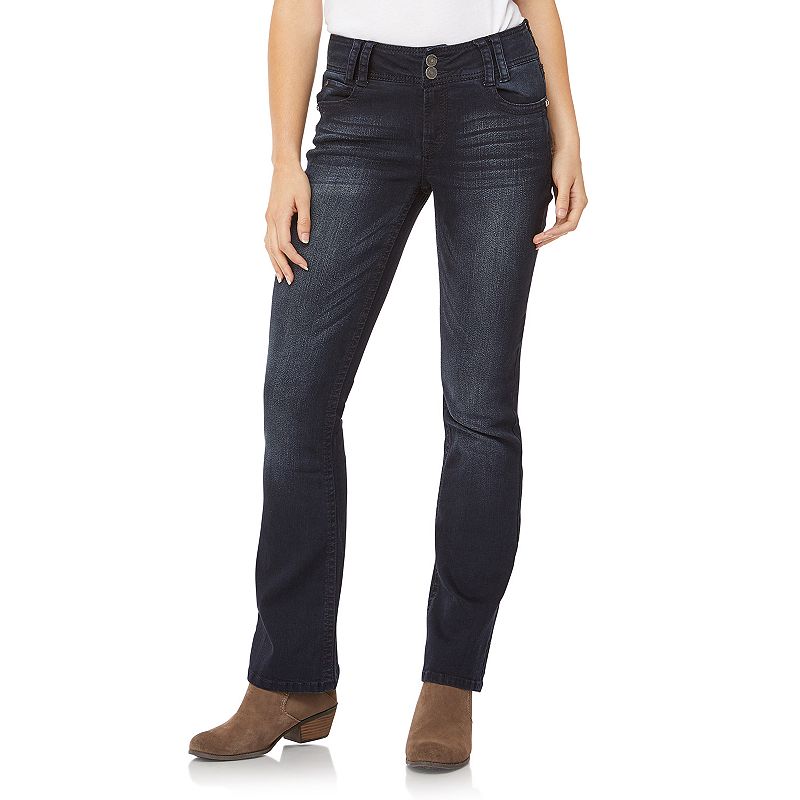 UPC 098713857394 product image for Juniors' WallFlower Insta Stretch® Luscious Curvy Bootcut Jeans, Girl's, Size: 9 | upcitemdb.com