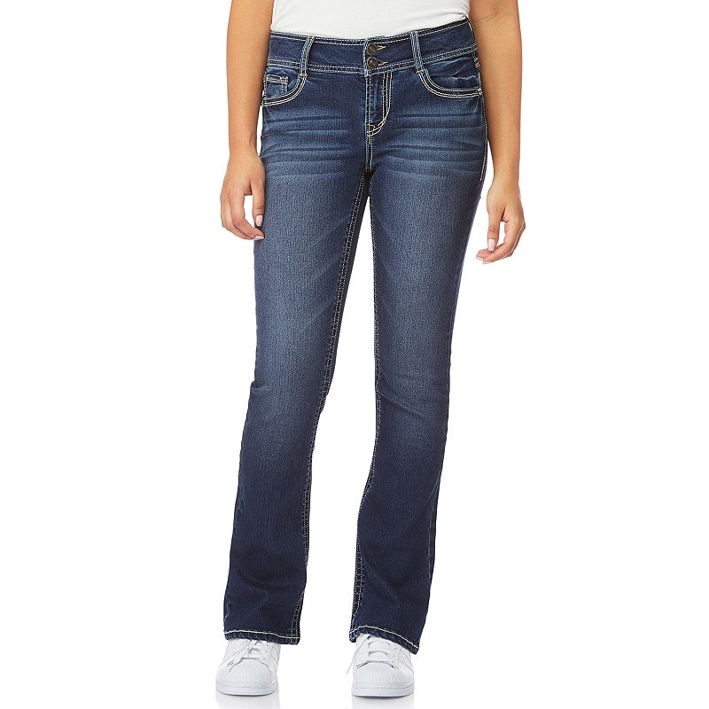 UPC 193769143498 product image for Juniors' WallFlower Insta Stretch® Luscious Curvy Bootcut Jeans, Girl's, Size: 1 | upcitemdb.com