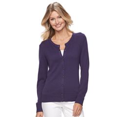 Womens Purple Cardigan Sweaters - Tops, Clothing | Kohl's