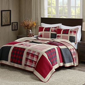 Woolrich 3-piece Huntington Plaid Quilt Set