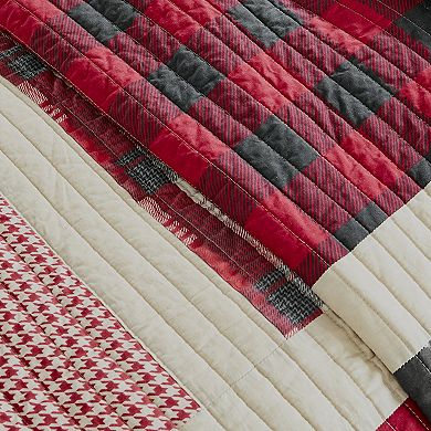 Woolrich 3-piece Huntington Plaid Quilt Set