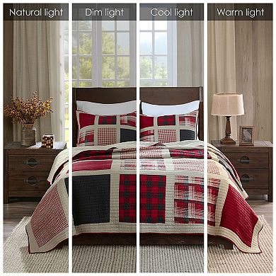 Woolrich 3-piece Huntington Plaid Quilt Set