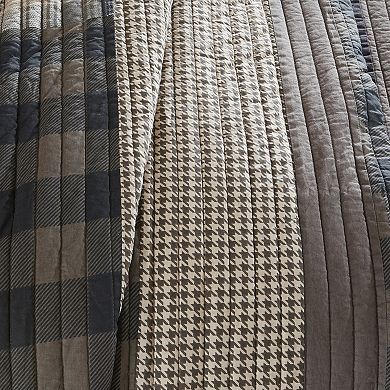 Woolrich 3-piece Winter Plains Plaid Quilt Set