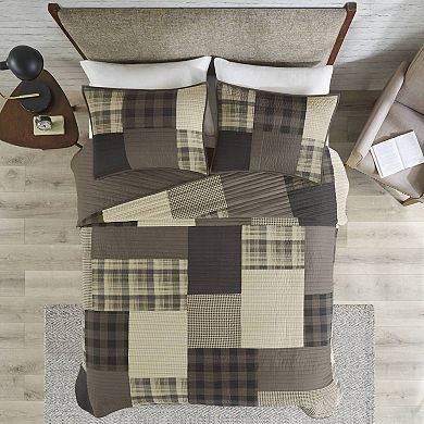 Woolrich 3-piece Winter Hills Plaid Quilt Set