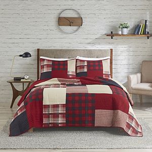 Woolrich 3-piece Sunset Plaid Quilt Set