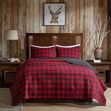 Woolrich 3-piece Buffalo Check Quilt Set