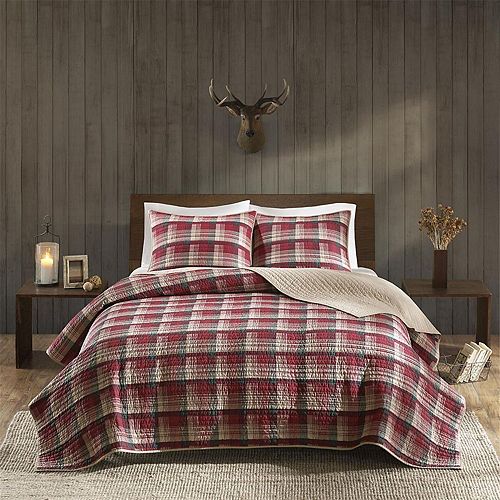 Woolrich 3piece Tasha Plaid Quilt Set