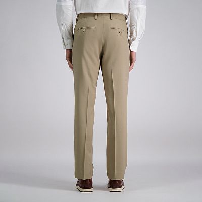 Men's Haggar Premium Comfort Straight-Fit Stretch Dress Pants, Size: 32X30, Medium Khaki