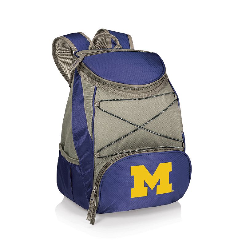 Picnic Time Michigan Wolverines PTX Backpack Cooler, Blue
