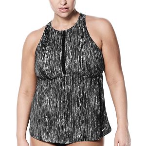 Plus Size Nike High-Neck Tankini Top