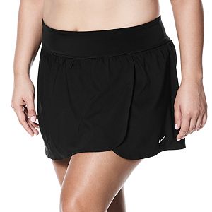 Plus Size Nike Solid Skirtini Bottoms