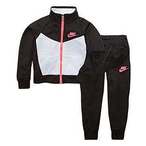 Toddler Girl Nike Colorblock Track Jacket & Jogger Pants Set