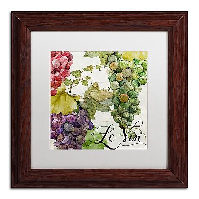 Trademark Fine Art Wines Of Paris II Framed Wall Art