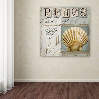 Trademark Fine Art Beach Book I Canvas Wall Art