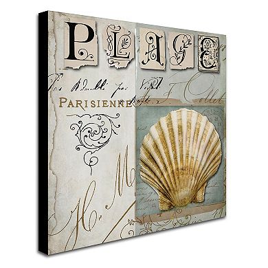 Trademark Fine Art Beach Book I Canvas Wall Art