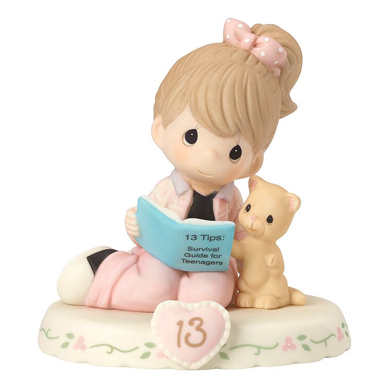 Precious Moments Growing In Grace Age 13 Girl Figurine, Brown