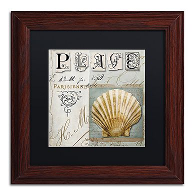 Trademark Fine Art Beach Book I Framed Wall Art