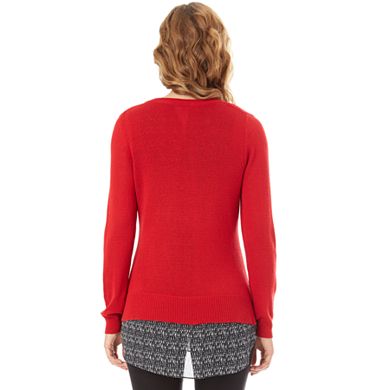 Women's Apt. 9® Pointelle Sweater
