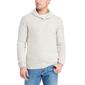 Men's Chaps Classic-Fit Donegal Textured Shawl-Collar Sweater