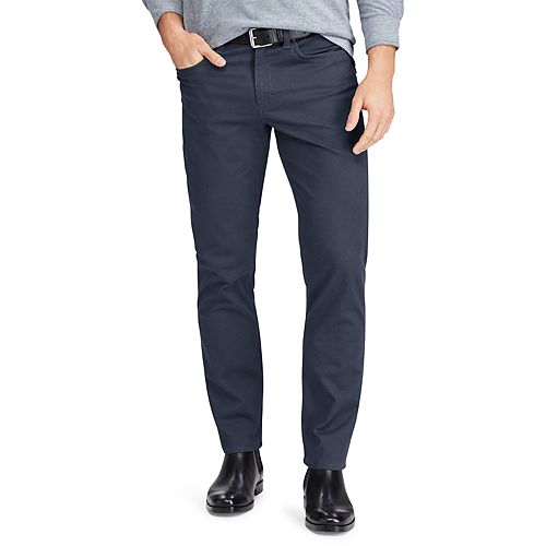 Men's Chaps Straight-Fit Stretch 5-Pocket Twill Pants