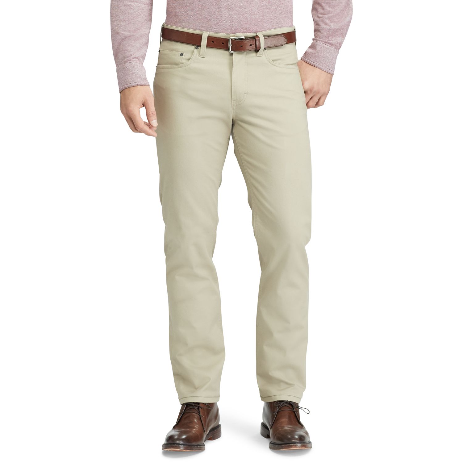 men's straight fit 5 pocket pant