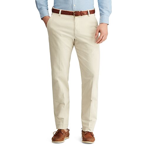 Men's Chaps Straight-Fit Stretch Flat-Front Pants