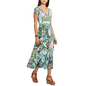 Women's Chaps Floral Midi Dress
