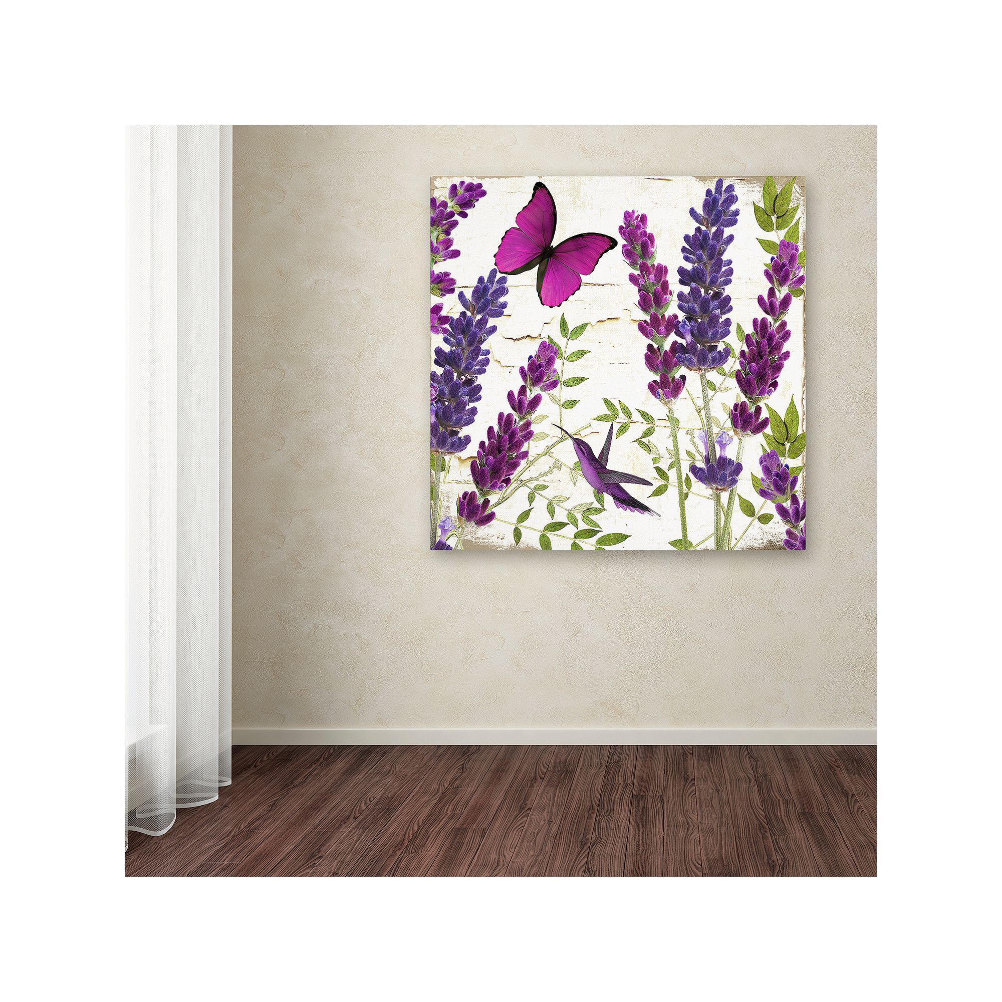 Trademark Fine Art Lavender II Canvas Wall Art, Purple
