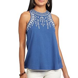 Women's Chaps Embroidered Tank