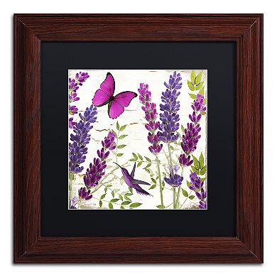 Trademark Fine Art Lavender II Framed Wall Art