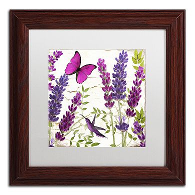 Trademark Fine Art Lavender II Framed Wall Art