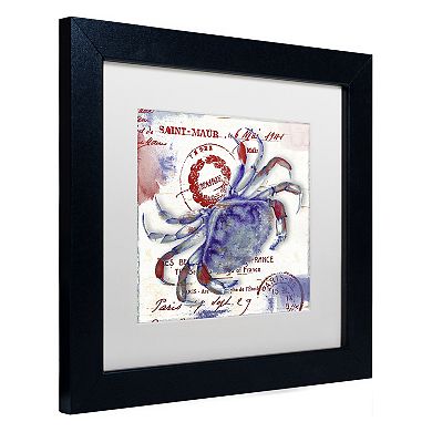 Trademark Fine Art Oceania I Black Framed Wall Art