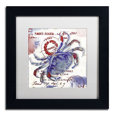 Trademark Fine Art Oceania I Black Framed Wall Art