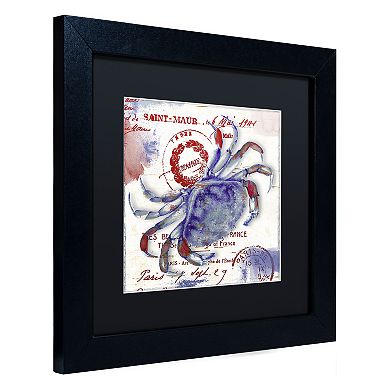 Trademark Fine Art Oceania I Black Framed Wall Art