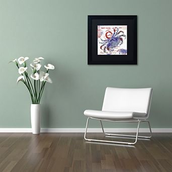 Trademark Fine Art Oceania I Black Framed Wall Art