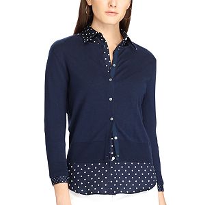 Women's Chaps Button-Front Cardigan