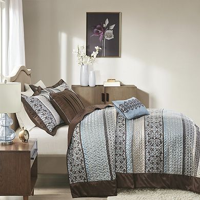 Madison Park 5-Piece Reversible Jacquard Bedspread Set