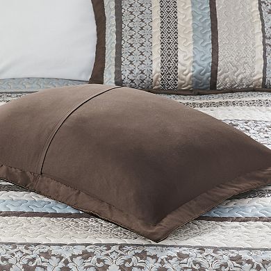 Madison Park 5-Piece Reversible Jacquard Bedspread Set